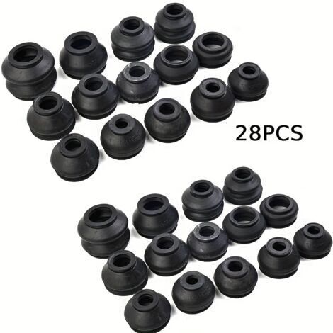 Kit de Liaison de Direction avec 28 Pièces, Couvre-Poussière et Bottes d'Articulation Sphérique pour Suspension