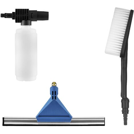 Kit de limpieza de 3 piezas: botella pulverizadora + cepillo largo + rascador de suelo BLACK+DECKER BZOSBSK3-XJ