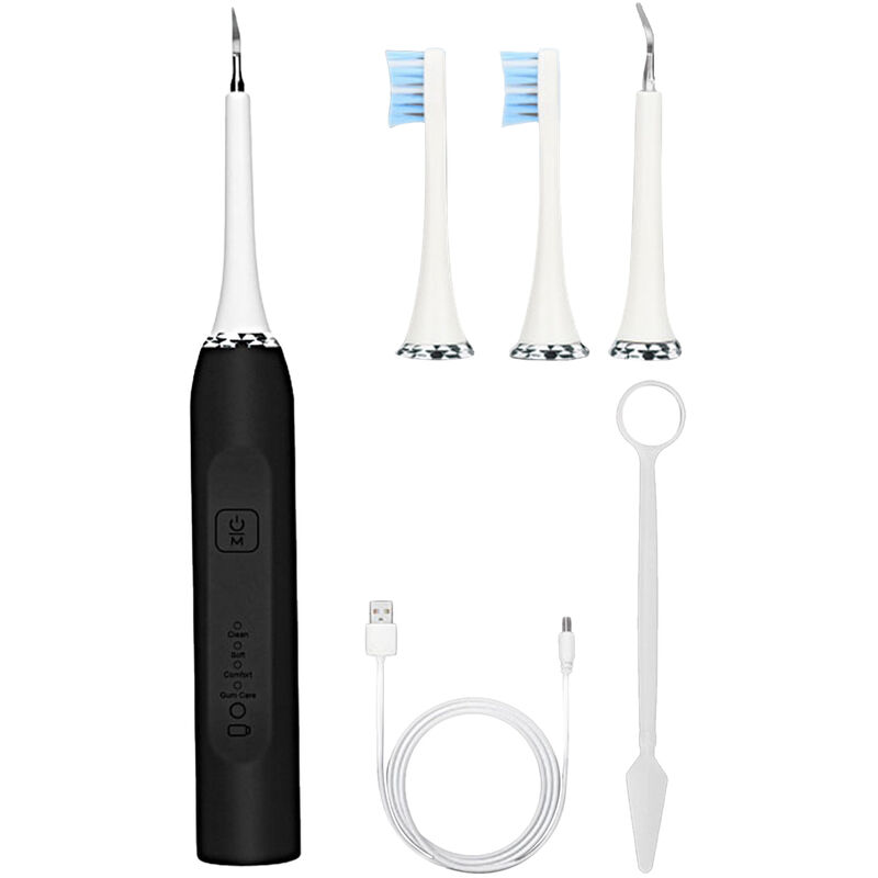 

Kit de limpieza de dientes electrico, removedor de calculo electrico, removedor de manchas de placa para dientes, 4 modos ajustables, limpiador de