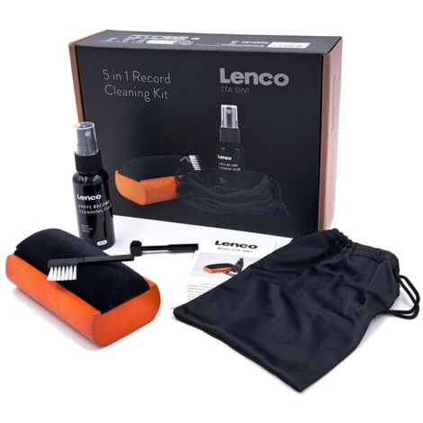 Kit de limpieza de discos de vinilo Lenco TTA-5IN1