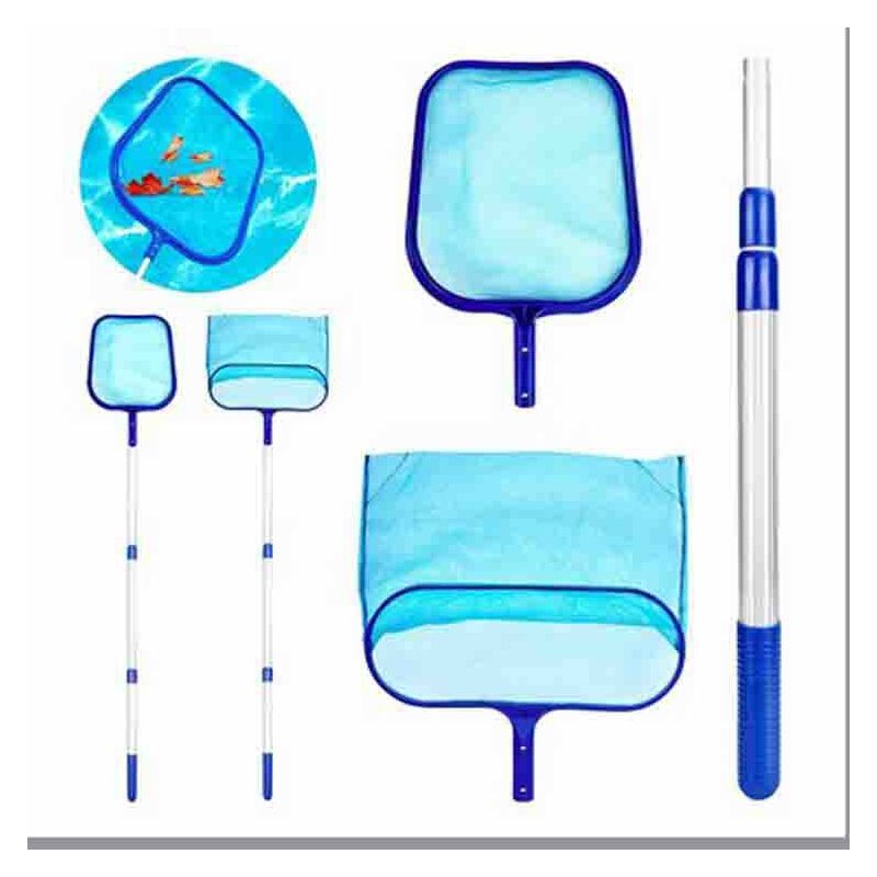 Lycxames - Kit De Limpieza De Piscinas, Con Varilla Telescópica Utilizada Para Limpiar Piscinas Inflables Para Niños, Utilizada Para Limpiar Tanques