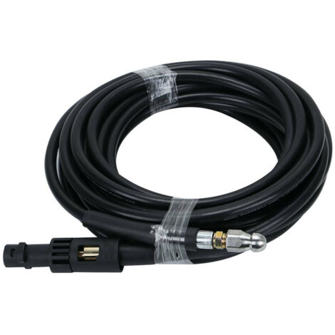 Kit de limpieza de tuberías de desagüe y alcantarillado - Desatascador de tuberías flexible de 8 m