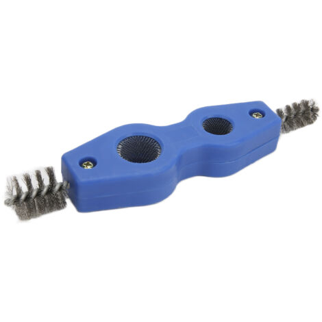 [Kit de limpieza multiusos] Cepillo de limpieza 4 en 1 para terminales de batería y mangueras, ABS y acero.
