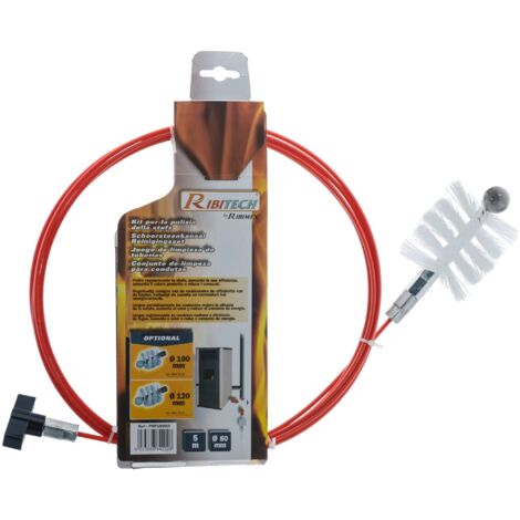 Kit de limpieza para estufas de pellets Cable de 5 metros