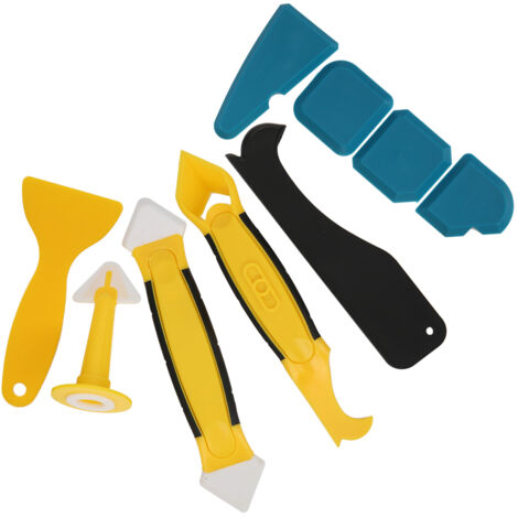 Kit de Lissage et Finition pour Joints de Salle de Bain - 9 Pièces Grattoir à Scellement