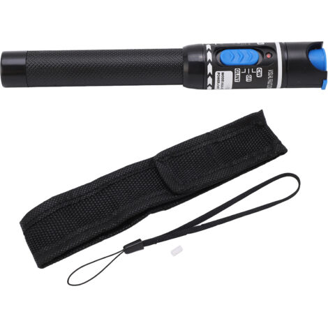 Kit de localisation de défauts optique léger et portable, stylo rouge en alliage d'aluminium pour fibre optique