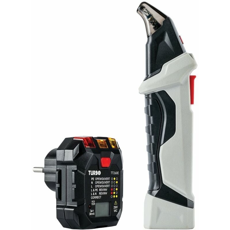 Kit de localisation de fusible et testeur de prises 2 en 1 TT260ER Turbotronic 40480402