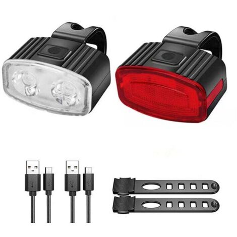 Kit de luz trasera para bicicleta con USB