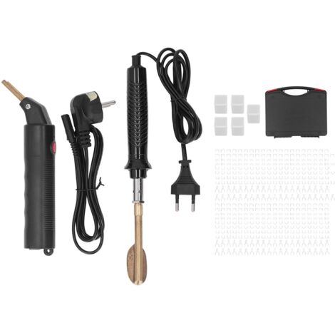 Kit de Machine à souder en plastique, pistolet de réparation de fissures de pare-chocs automobile avec ensemble d'agrafeuses à chaud en fer, prise ue 220V