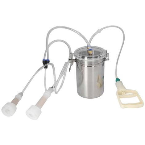 Kit de machine à traire manuelle 2000 ml pour vaches, nécessitant un gain de temps et d'effort