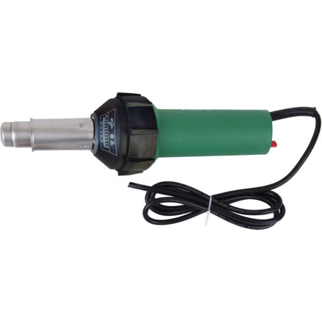 Kit De Machine De Soudage A Air Chaud De 1600W Hot Hot Souchage De Soudisseur De Chaleur Plastiques Ensemble Avec Buse De Vitesse De Soudage Et Tige De Rouleau, Prise Eu