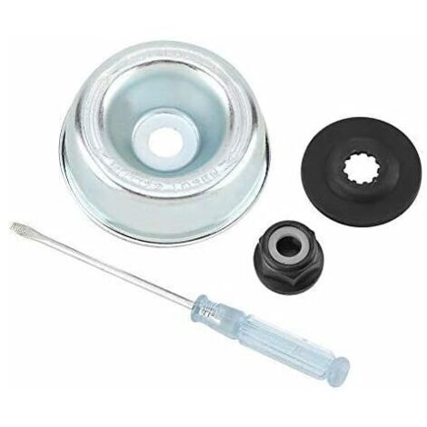 Kit de Maintenance Tondeuse – Adaptateur, Rondelles, Plaque, Écrous et Tournevis