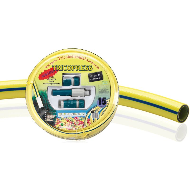 

Kit de manguera 5 capas para jardin Ø15 en rollo de 20 m