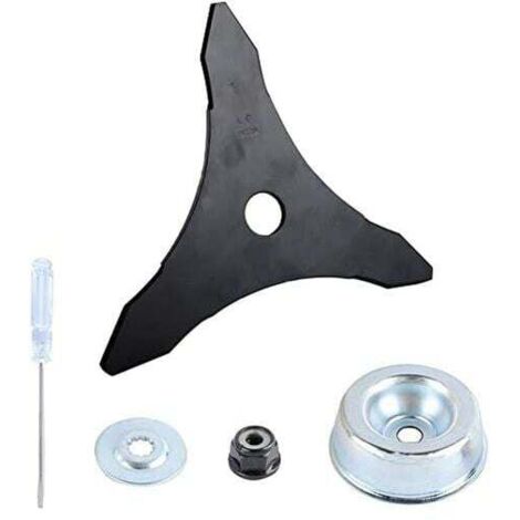 Kit de mantenimiento de accesorios con adaptador de cuchilla para cortadora de césped, 12 x 3T
