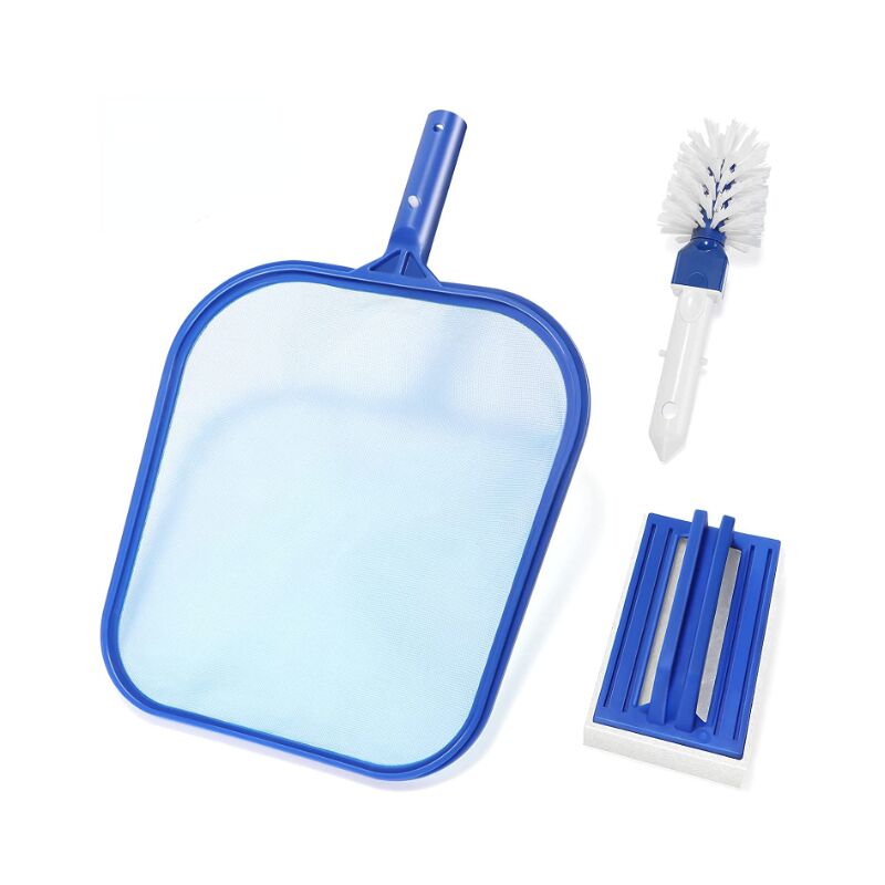 Kit De Mantenimiento Y Limpieza De Piscinas, Red De Aterrizaje De Inicio Completa Y Kit De Piscina, Contiene Red De Piscina, Cepillo Para Piscina Y