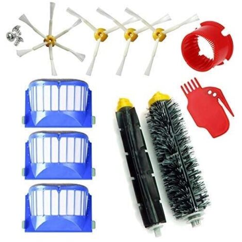 Kit de mantenimiento YMYNY para iRobot Roomba con cepillos y filtros - Serie 500 600 585 595 620 630 650 660 680 690