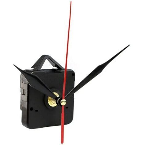 Kit de Mécanisme d'Horloge Quartz, 55 x 55 x 38mm, Mecanisme Horloge Complet avec Aiguilles pour DIY et Restauration d'Horlogerie, Compatible avec Horloge Murale, Pièces de Rechange Précises