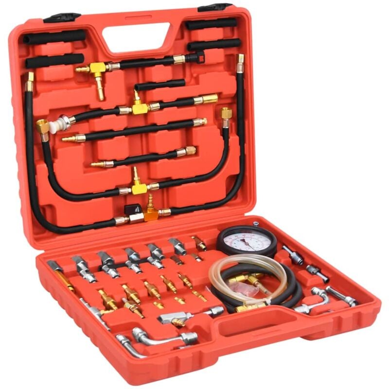

vidaXL Kit de verificación de presión de inyección de combustible - Marrón