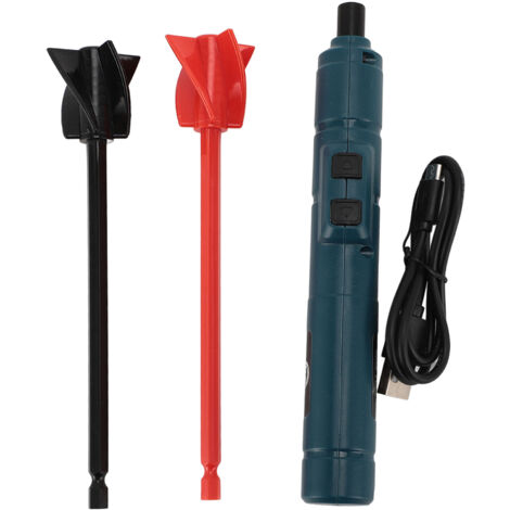 Kit de mélangeur de résine, batterie Rechargeable USB, agitateur électrique portatif avec 2 palettes pour le mélange de peinture acrylique, artisanat de bricolage