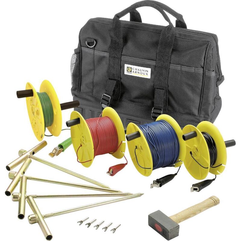 Chauvin Arnoux - Kit de mise à la terre et de résistivité pour Testeurs de terre ( Prix pour 1 )