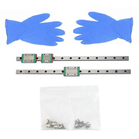 Kit de mise à niveau du guide de rail linéaire Hiwin MGN12H pour Prusa I3 Mk3 MK3 MK3S (axe Y)