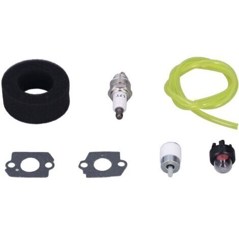 Kit de Mise au Point de Tondeuse Kit de Filtre à Air de Carburant Kit de Mise au Point de Moteur de Tondeuse pour Bolens BL410 Motoculteur BL100 BL150 BL250