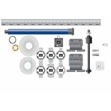 Kit de modernisation volet roulant existant, S&SO RS 100 IO - porte fenêtre de 1200 à 2500mm, bloc baie -