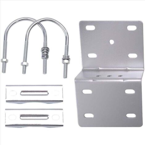 Kit De Montage Antenne Poteau Support Double Boulon U Pince Mâchoire V Fixation