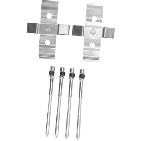 Kit de Montage de Broches de Plaquettes de Frein Avant PFK1263D, Kit de Broches de Plaquettes de Frein à Absorption des Chocs pour Clio RS 197 200 Sport 2006 à 2012.