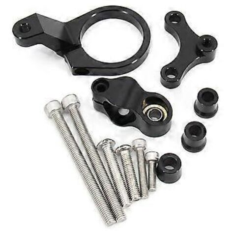 Kit de montage de support d'amortisseur de direction pour moto