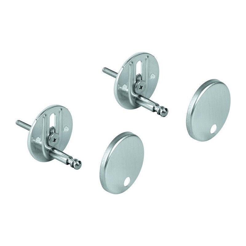 Grohe - Kit de montage 49529 pour siège de toilette en céramique et couvercle chrome