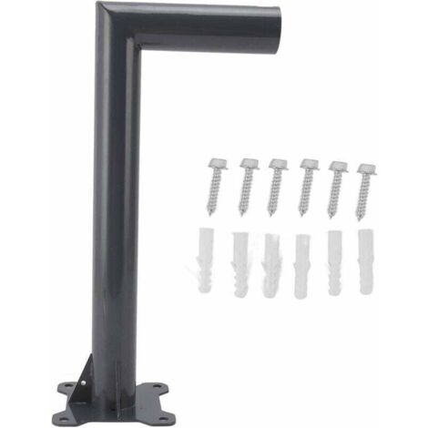 Kit de montage parabole satellite en aluminium résistant – pour toit, mur ou mât – kit complet haute résistance