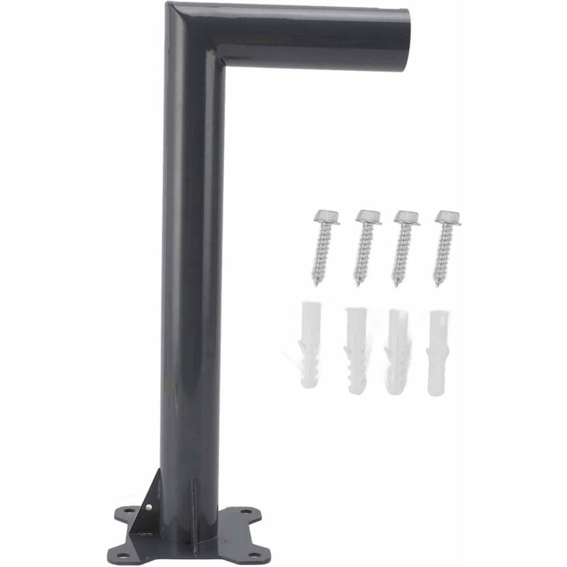 Ineasicer - Kit de montage pour parabole Starlink en alliage d'aluminium pour toit et mur, type long