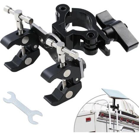 Kit de montage Starlink, pinces de montage Starlink pour camping-cars, poteaux, toits, antennes, stations météorologiques et plus encore