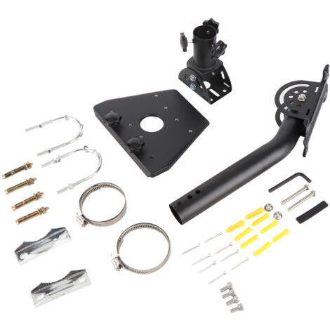 [Kit de montage universel] [Adaptersat] [Adapter pour antenne V3] [Kit complet rotatif 360° avec poteau métal]
