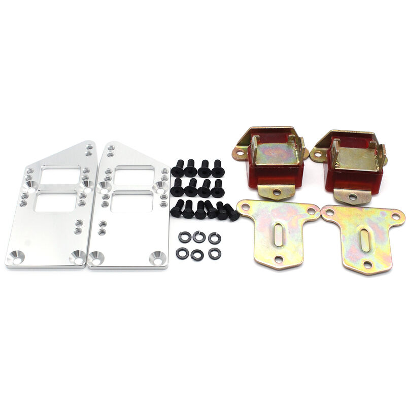 

Happyshop - Kit de montaje de motor Kit de sustitucion de soportes de motor de repuesto para conversion de motor de palanquilla Chevy LS