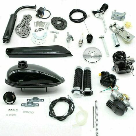 Kit de Moteur à Essence de Vélo, Allumage CDI de Moteur Auxiliaire d'essence de Bicyclette de 2 Temps 80CC