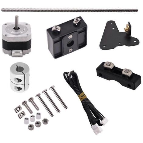 Kit de moteur pas à pas à double vis sans fin et tension Z pour imprimante 3D en aluminium - Professionnel CR10