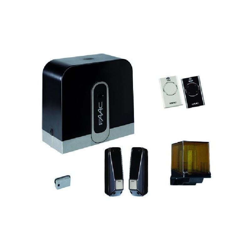 Kit de motorisation, 24V, CYCLO KIT, portail coulissant de poids maxi400Kg - FAAC -