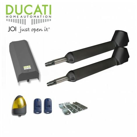 Kit de motorisation de portail – Vérins télescopiques – Pour portails battants jusqu'à 2,2m – Charge maximale 200kg par vantail – ME - SW3000