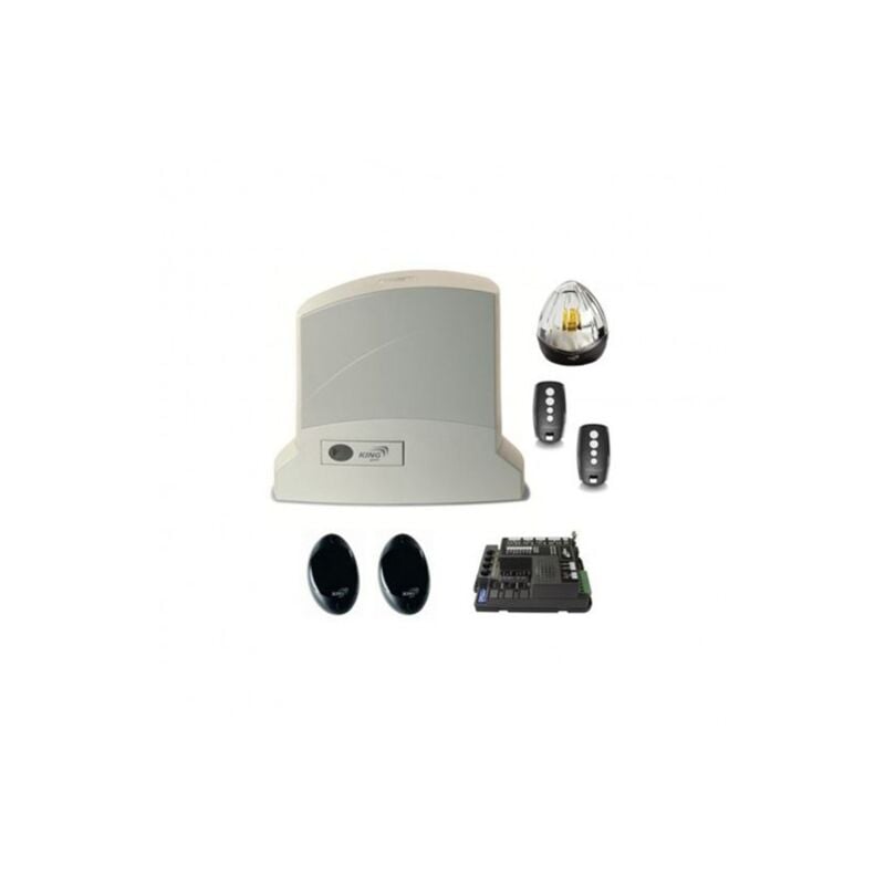 Kit Motorisation Portail Coulissant Automatisme ea King Gates DYKIT230/500FRG8 - pour portails 500kg max, 230V, semi-intensif