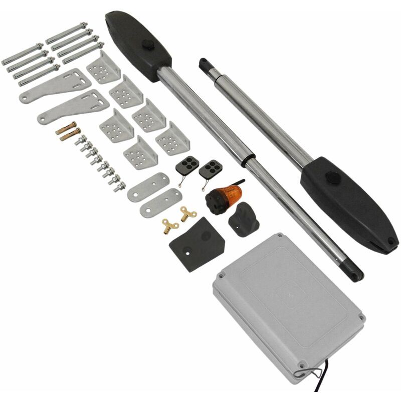 Kit de Motorisation Portail Vérin Bras Articulé Coulissant Porte Battante Télécommande 220V