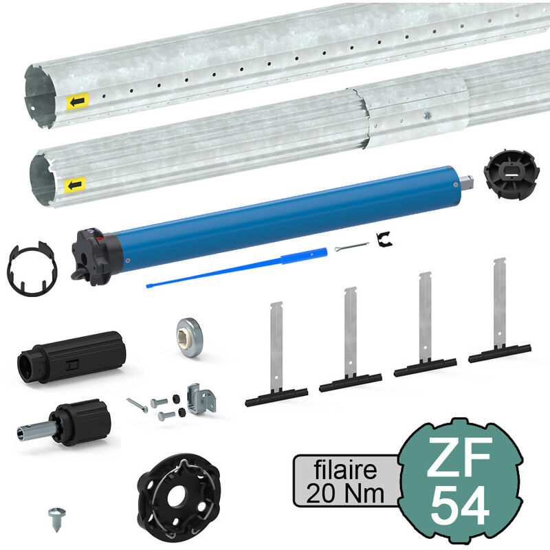 Kit de motorisation filaire pour volet roulant 40 kg - tube zf ø 54 mm - 20 Nm