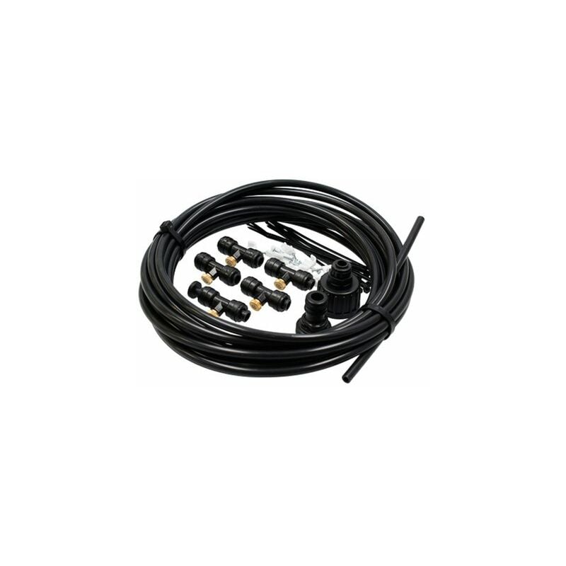 

FSKNEB001 Kit para sistema de nebulización de 7.5m de longitud para enfriamiento por pulverización de gotas microscópicas - Ferrestock