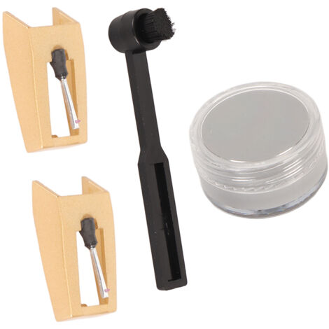 Kit de nettoyage 4 en 1 et stylet de remplacement pour platines Victrola, Crosley, ION, Jenson, Boytone, York et Yorx.