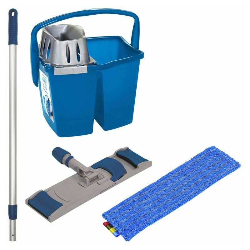 Outifrance - Kit de nettoyage complet kit easy seau double bac 2x7litres avec essorreur