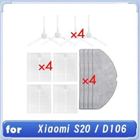 Kit de nettoyage de 12 pièces pour aspirateur robot S20 / D106