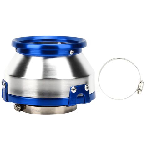 Kit de Nettoyage de Filtre D'admission D'air Froid Sb Kit de Nettoyage de Filtre D'admission D'air Froid Sb Filtre à Air 76mm3in Filtre à Air modifié Moteur de Voiture Prise D'air (Bleu).