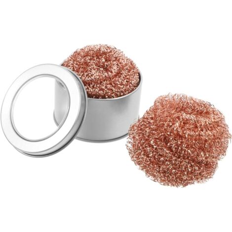 Kit de nettoyage de panne de fer souder avec boule de fil de laiton et