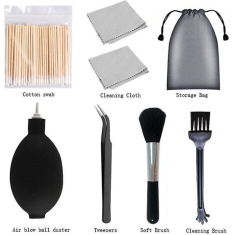 Kit de nettoyage de téléphone portable 140 pièces pour iPhone, Airpods, appareils photo, outil de nettoyage